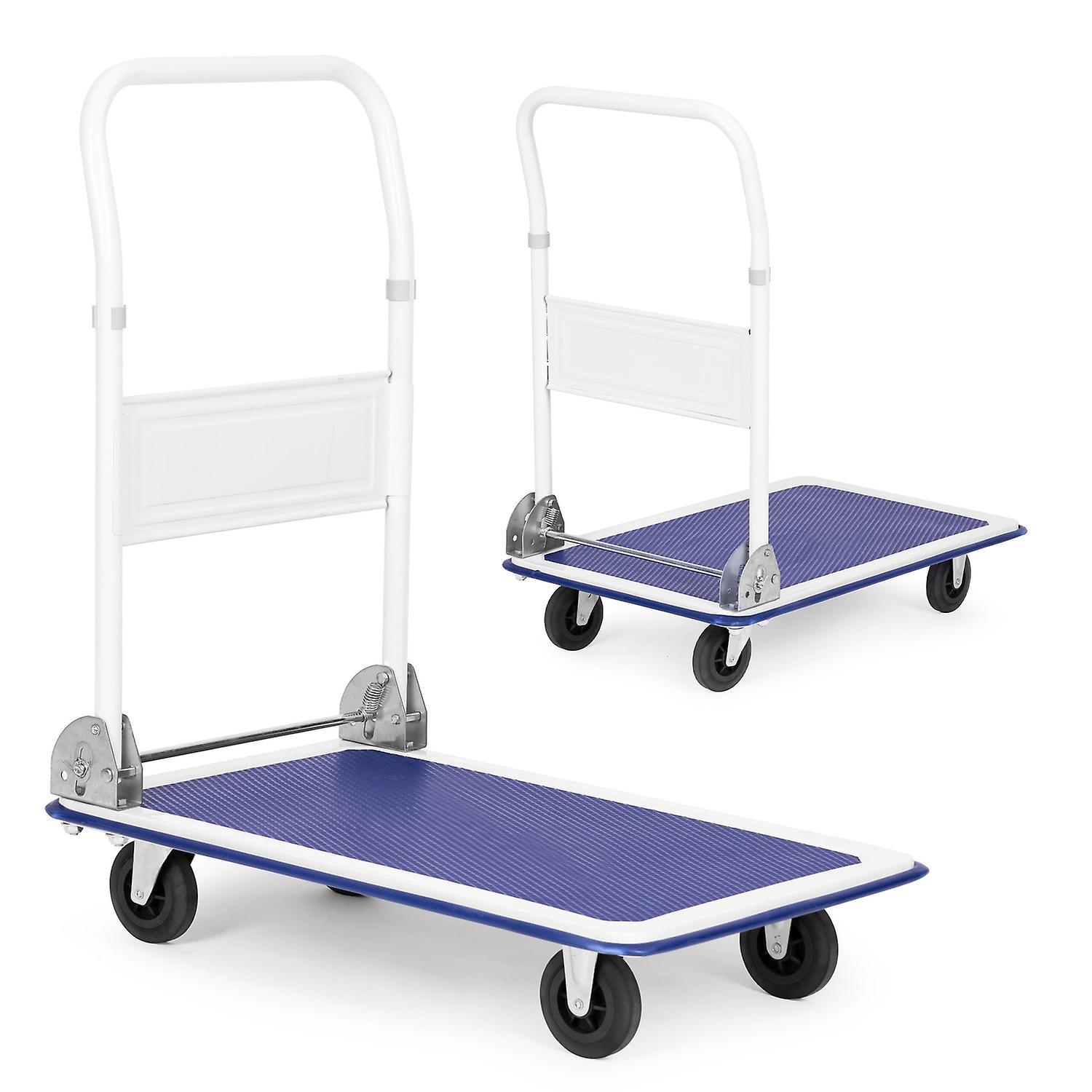 MODERNHOME Warehouse Platform Transport Trolley 150KG, Foldable, Manual