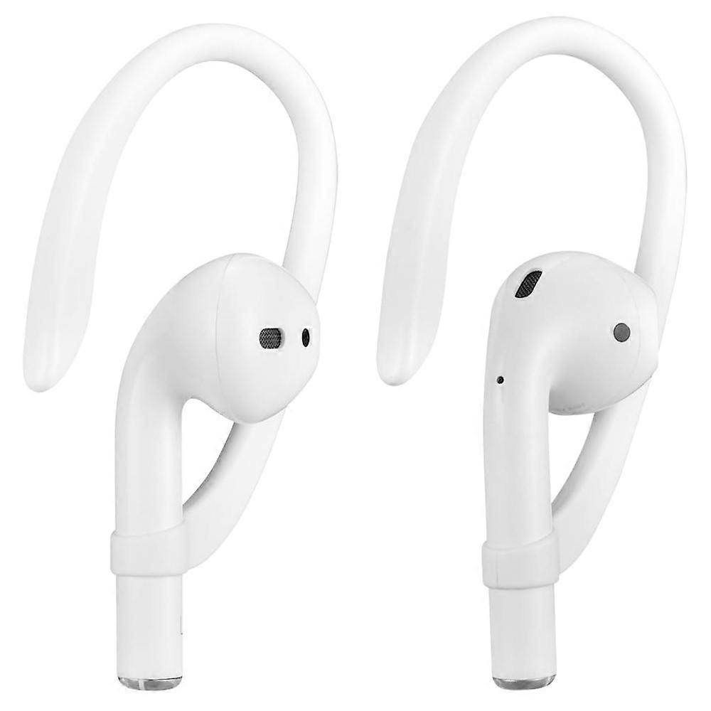 Wonderful 3 Pair Ear Hooks Compatible With Compatible With APL AirPods 1, 2, 3 And Pro, Sports Ear Hooks For AirPods 1, 2, 3 And Pro White