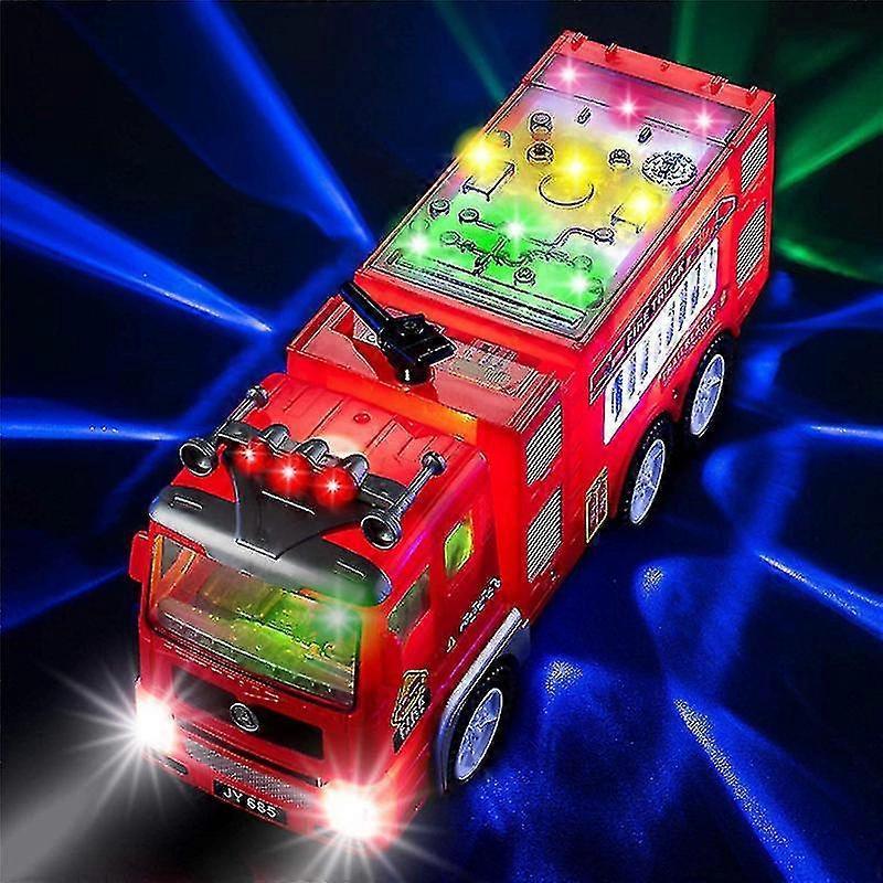 Xixi Electric Fire Truck Kids Toy With Lights Sounds Fire Engine Toy For Children