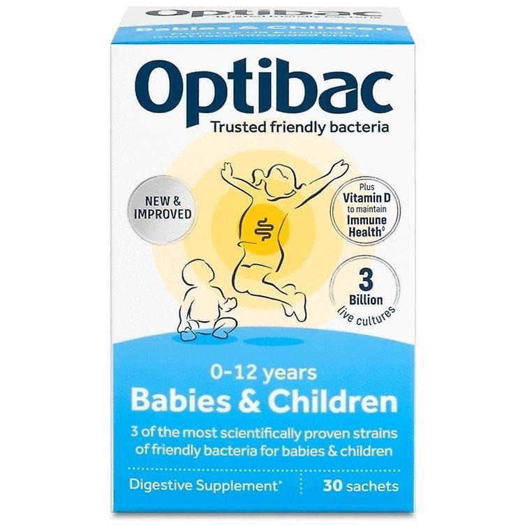 Probiotics Babies Children Probiotic for Immune System Support with Vitamin D Booster 3 Billion Bacterial Cultures 30 Sachets