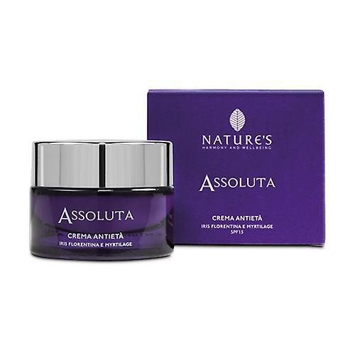 Natures Absolute anti-aging cream SPF15 50 ml of cream