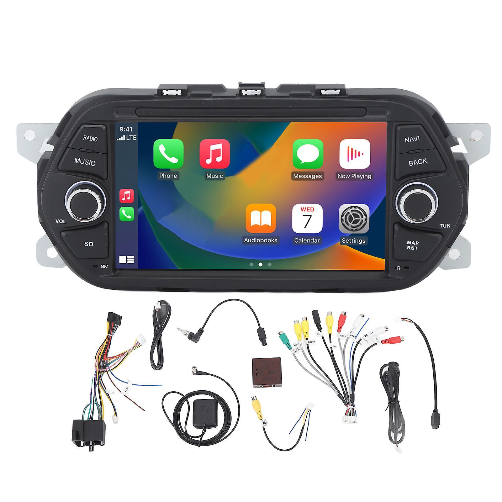 Favrison Car Stereo 7in Touch Screen For Android 12 Wifi Bluetooth Gps Navigation Wireless Carplay Replacement For Fiat Tipo Egea