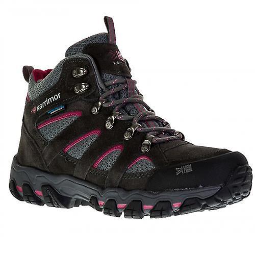 ek Wholesale Ladies karrimor bodmin v weathertite mid rise waterproof hiking shoes Dark grey / cochineal Uk-5