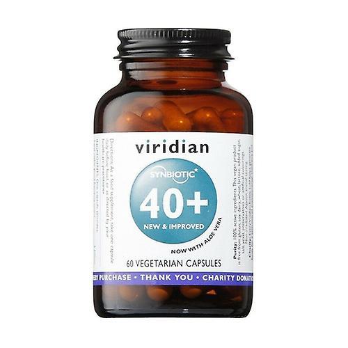 Viridian Synerbio 40+ 60 vegetable capsules