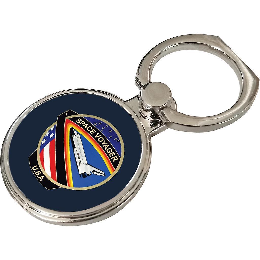 NASA STS 61C Space Shuttle Columbia Mission Patch Phone Ring Navy Blue 3.5cm x 4.5cm