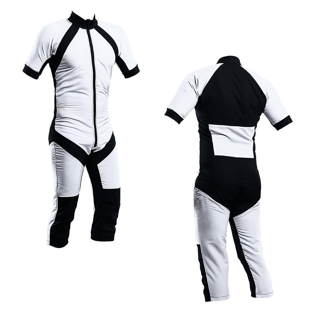 SkyexSuits Skydiving summer suit white s2-02 Snow white S / men