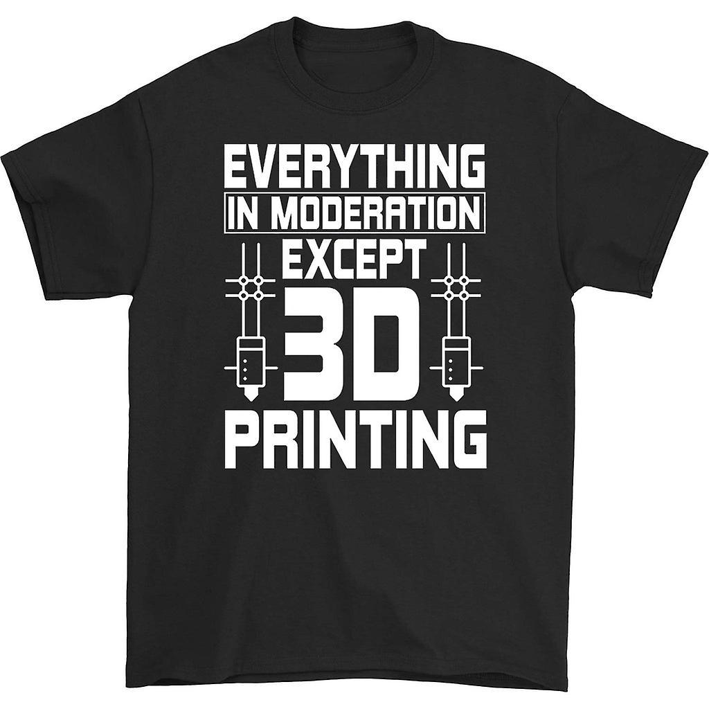 HISHARK Everything in moderation t-shirt black XXL