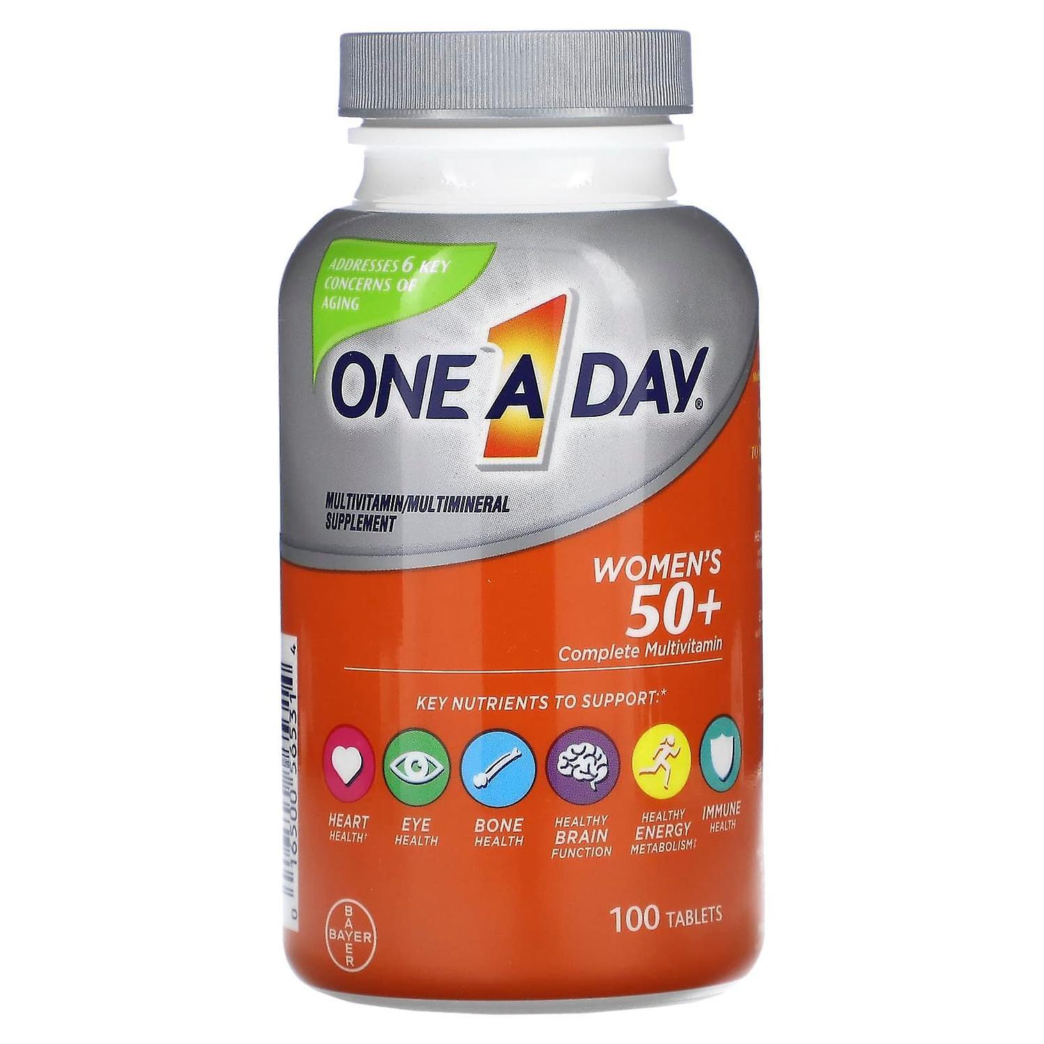 One A Day One-A-Day, Women's 50+, Complete Multivitamin, 100 Tablets