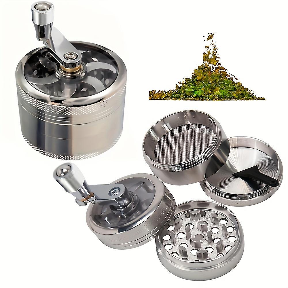 Guangzhou Yunlan Trading Co., Nut and Hard Spice Grinder for Nutmeg Ginger Rock Salt and Peppercorn Hand tools, crushers SMTX Silver