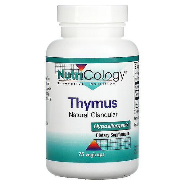 Nutricology, Thymus, 75 Vegicaps