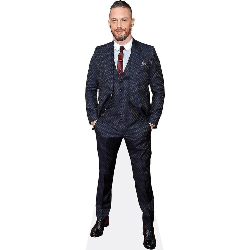 Celebrity Cutouts Tom Hardy (Blue Suit) Cardboard Cutout (lifesize OR mini size). Standee. Stand Up. Mini Cutout