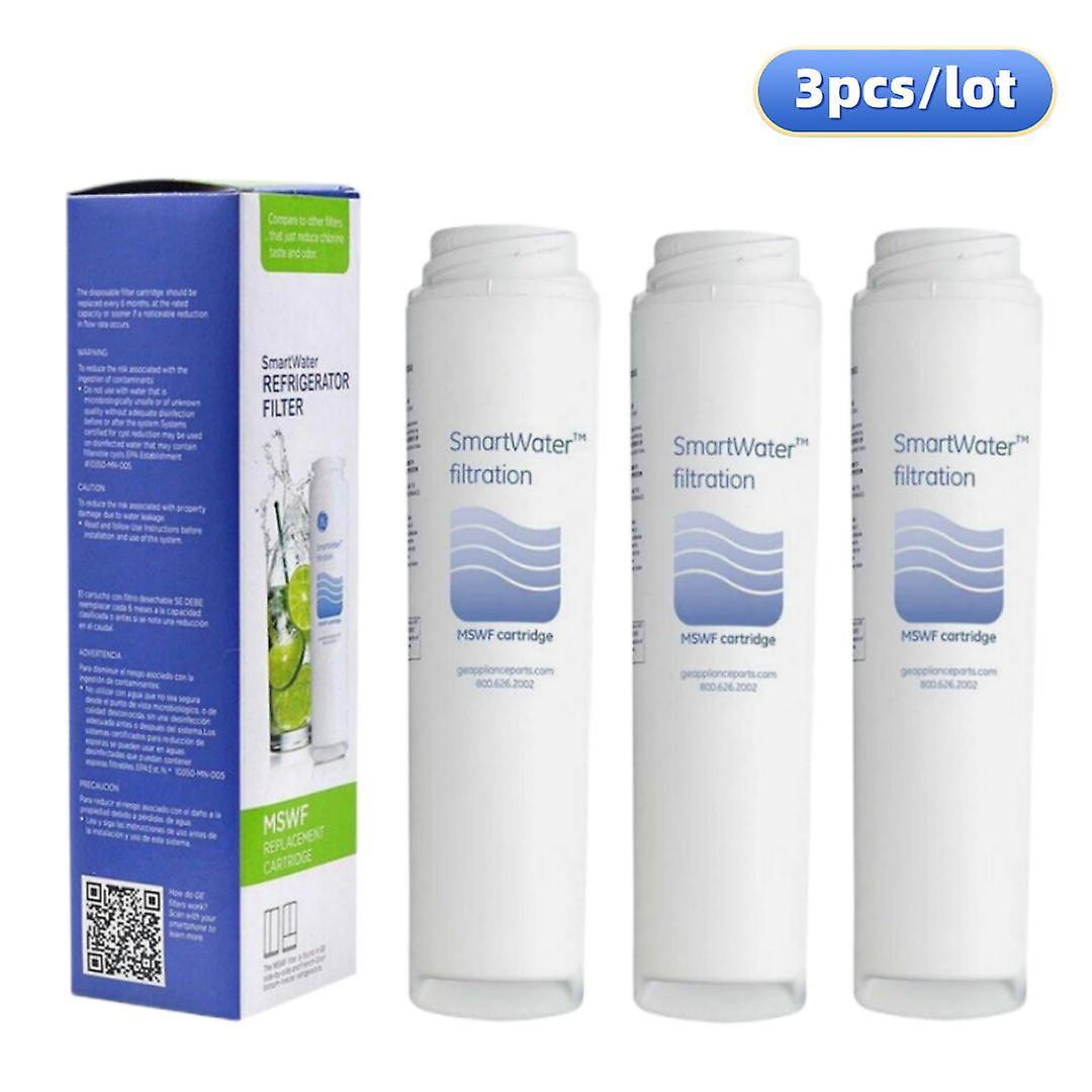 Atuto 3 Pack Ge Mswf Refrigerator Water Filter Replacement For 101820a101821b Ap3997949mswf3pkmswfdsps1559689 Cf12