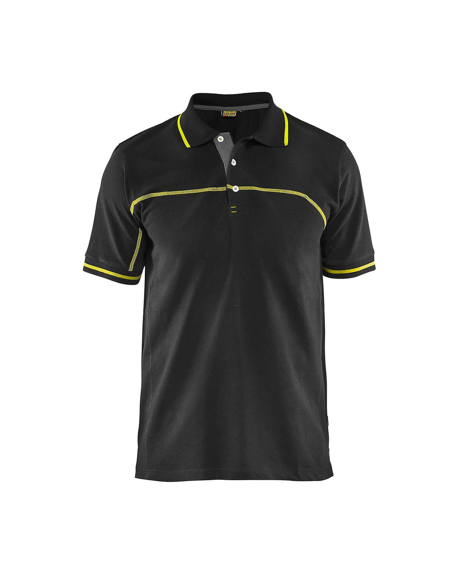 Blaklader 3389 work polo shirt - mens (33891050) Black/yellow M