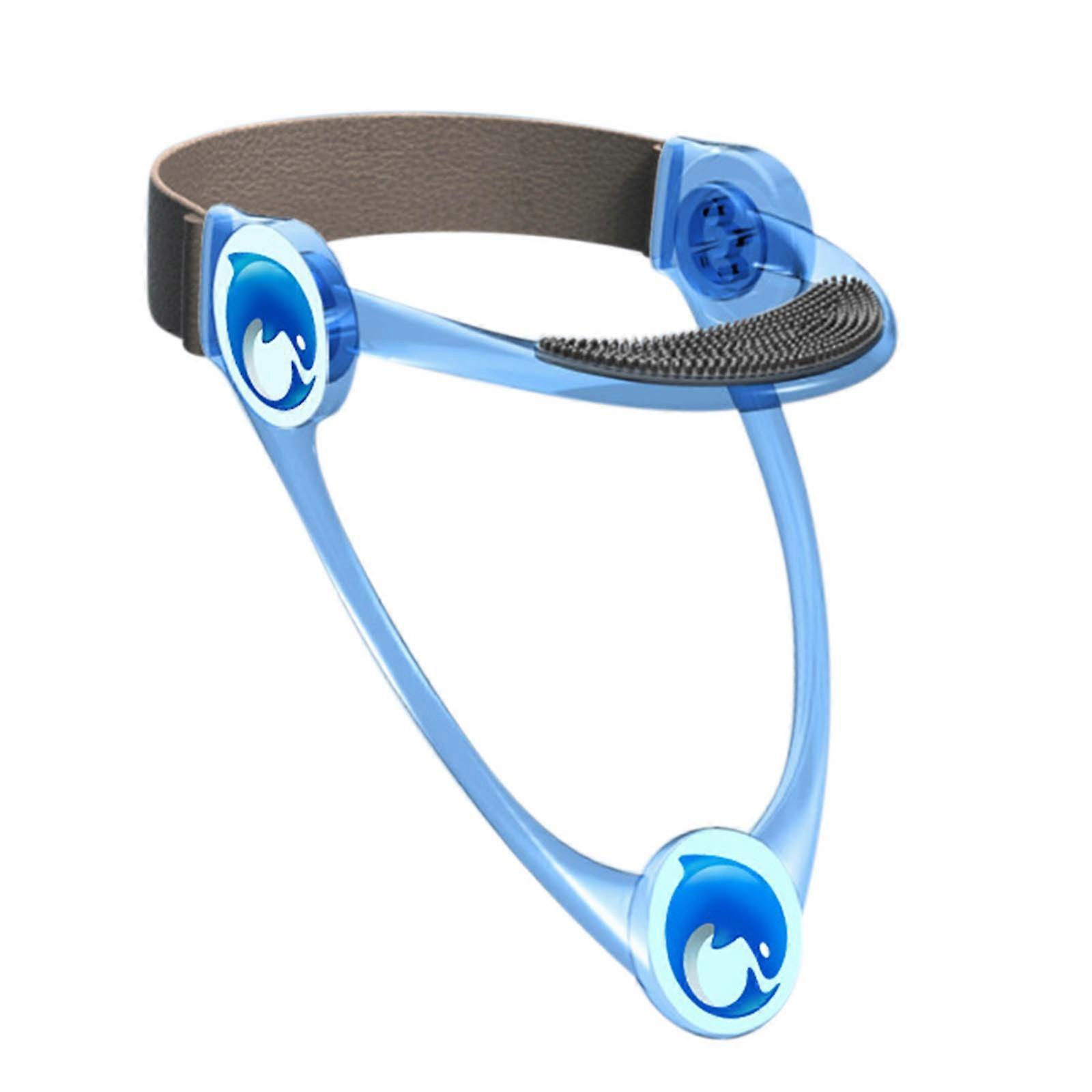 unbrand Neck Support, Neck Brace, Decompressed, Shaping Cervical Collar, Cervical Neck Traction Device, Conducive To Correct Forward Posture Blue