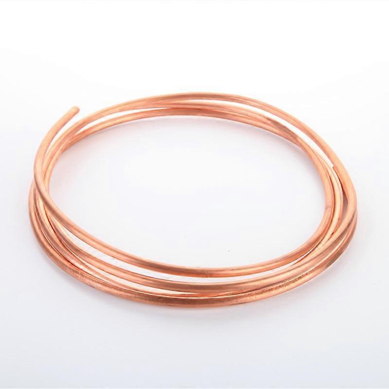 Shindat 2M Copper Wire Soft Copper Pipe for Refrigeration Piping OD 3mm x ID 2mm