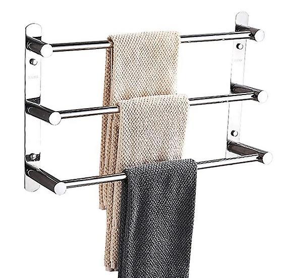 Sunrain Towel Bars Retractable Bathroom Towel Rack With Hooks