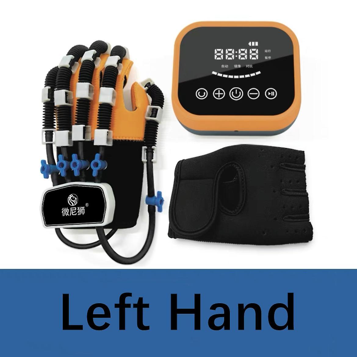 Loerss Rehabilitation Robot Glove Hand Rehabilitation Device For Stroke Hemiplegia Hand Function Recovery Hand Finger Trainer Left Hand L