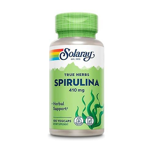 Solaray Spirulina 100 vegetable capsules