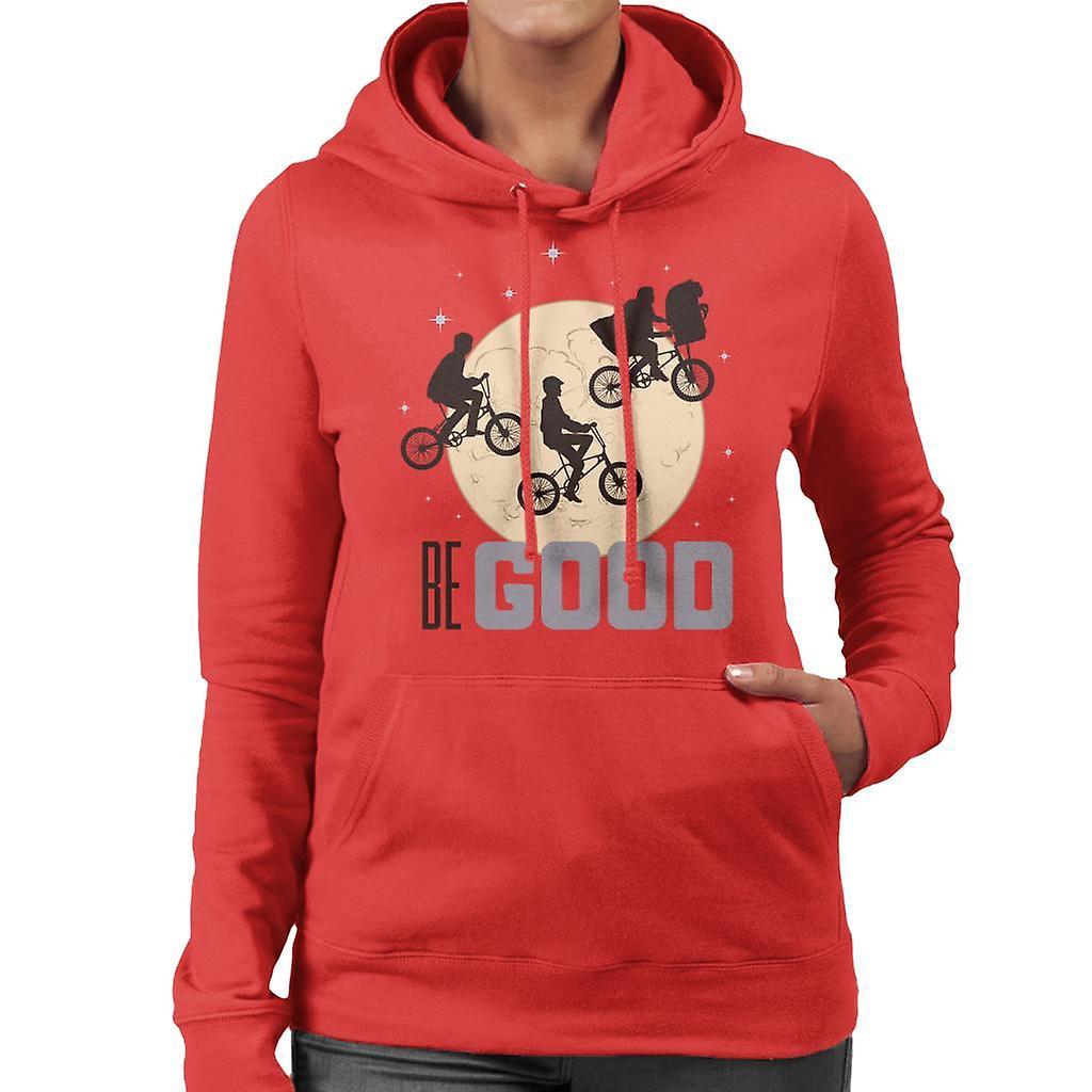 E.T. E.T. Classic Shot Be Good Women's Hooded Sweatshirt Red X-Large