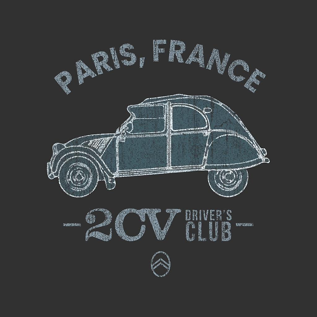 Citro�n Citroen 2CV Drivers Club Paris France Women's T-Shirt Charcoal Medium