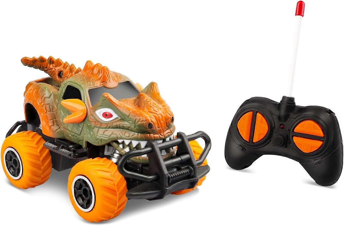 Ubiuo RC Toys for 4-5 Year Old Boys Dinosaur Remote Control Cars, Mini Dino Cars for Kids Toys Age 3-6 RC Race Trucks, 2021 Monster Truck for Toddl...