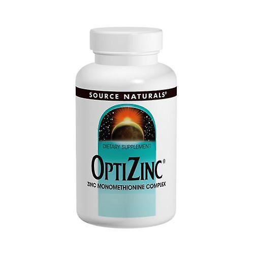 Source Naturals OptiZinc Zinc Monomethionine,30 MG ,60 Tabs (Pack of 1)