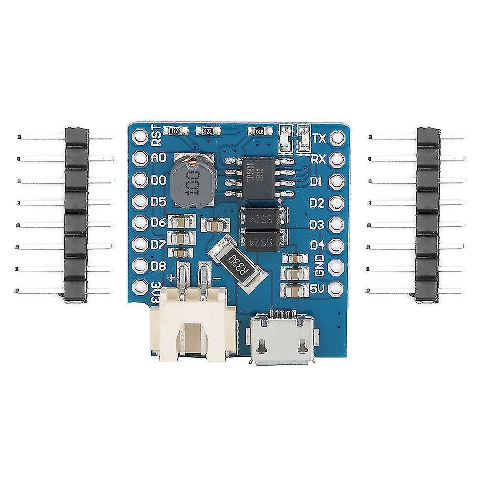 D1 Mini Battery Shield - Single Lithium Battery Boost Charging Board Module