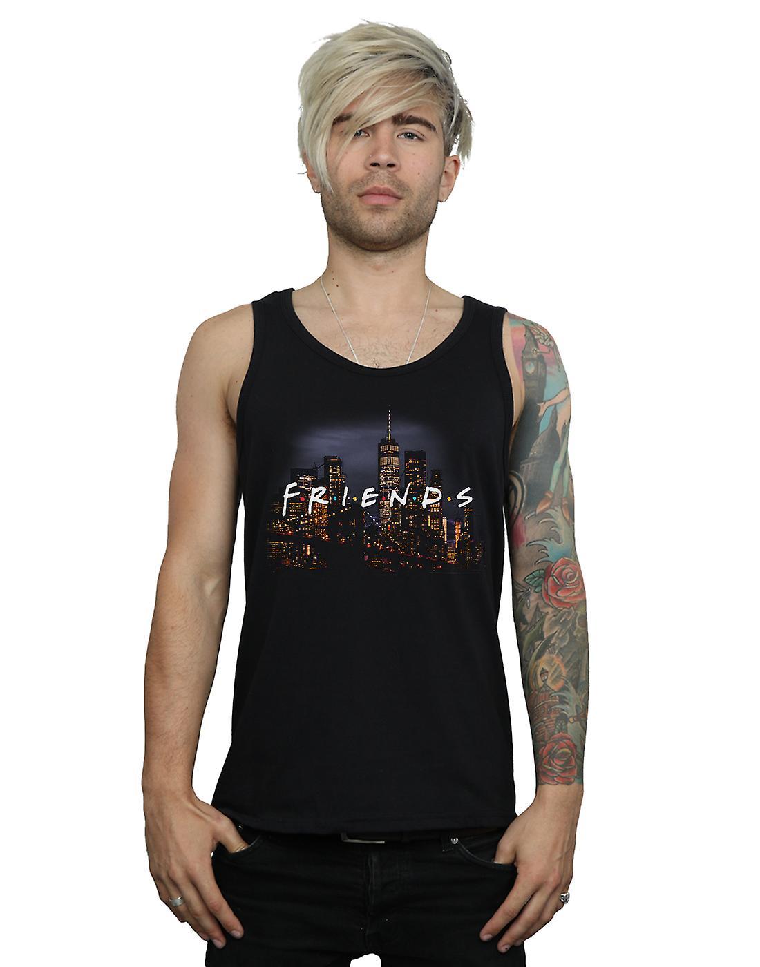 Absolute Cult Friends Men's Logo Skyline Vest Black Medium