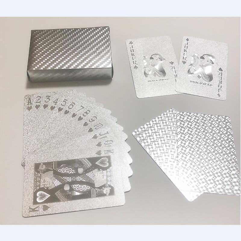 Slowmoose 54sheets/set Waterproof, Plastic Pvc Poker Playing Cards Deck G