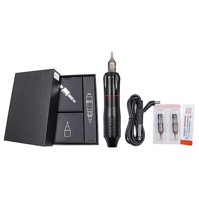 Slowmoose Lcd Touch Screen Tattoo Pen Machine Set With Cartridge Needle For Beginners D. pen and cord