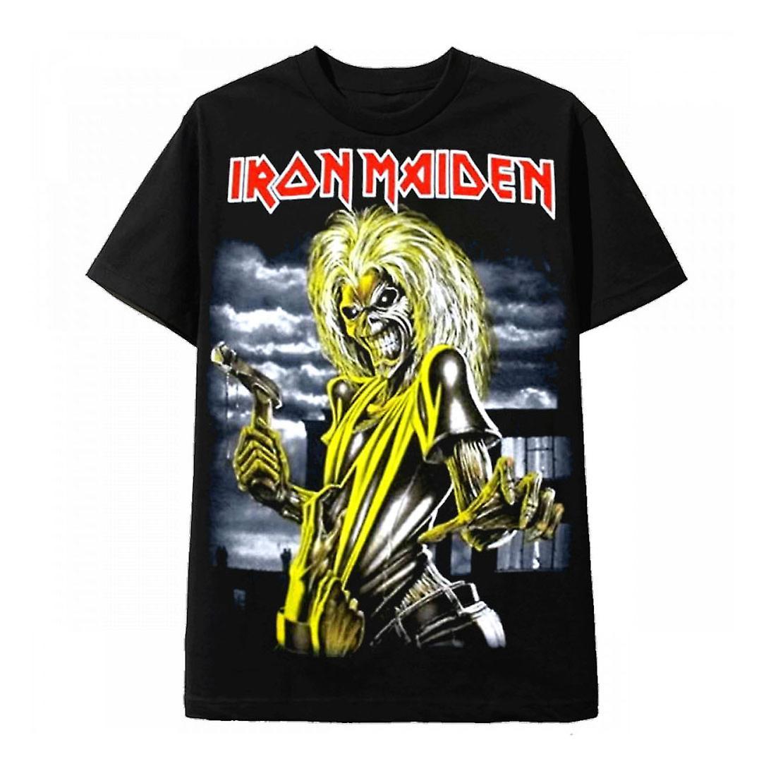 RockShark Vintage Rock Black T Shirt Iron Maiden Killers L