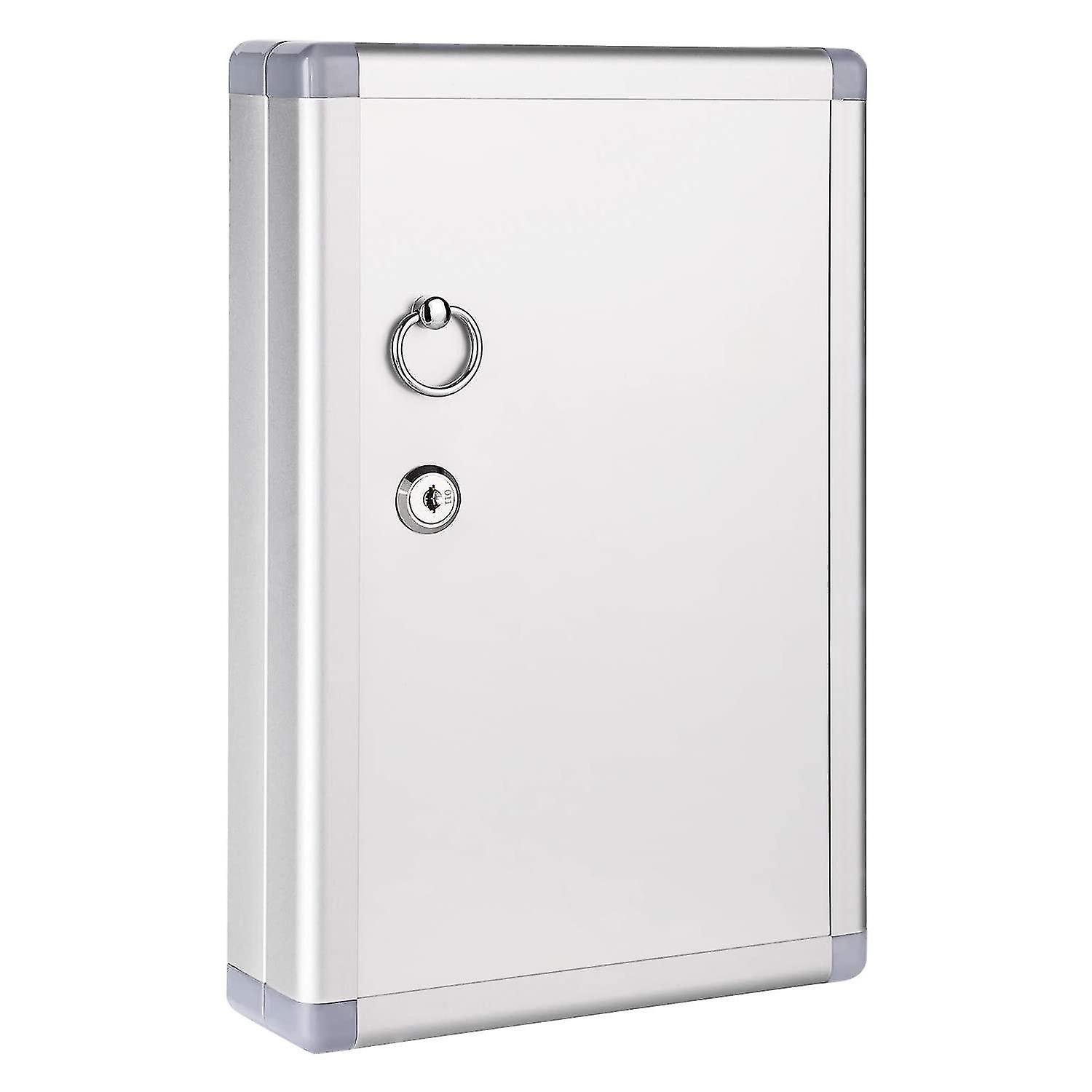 Key cabinet with 24 slots, silver