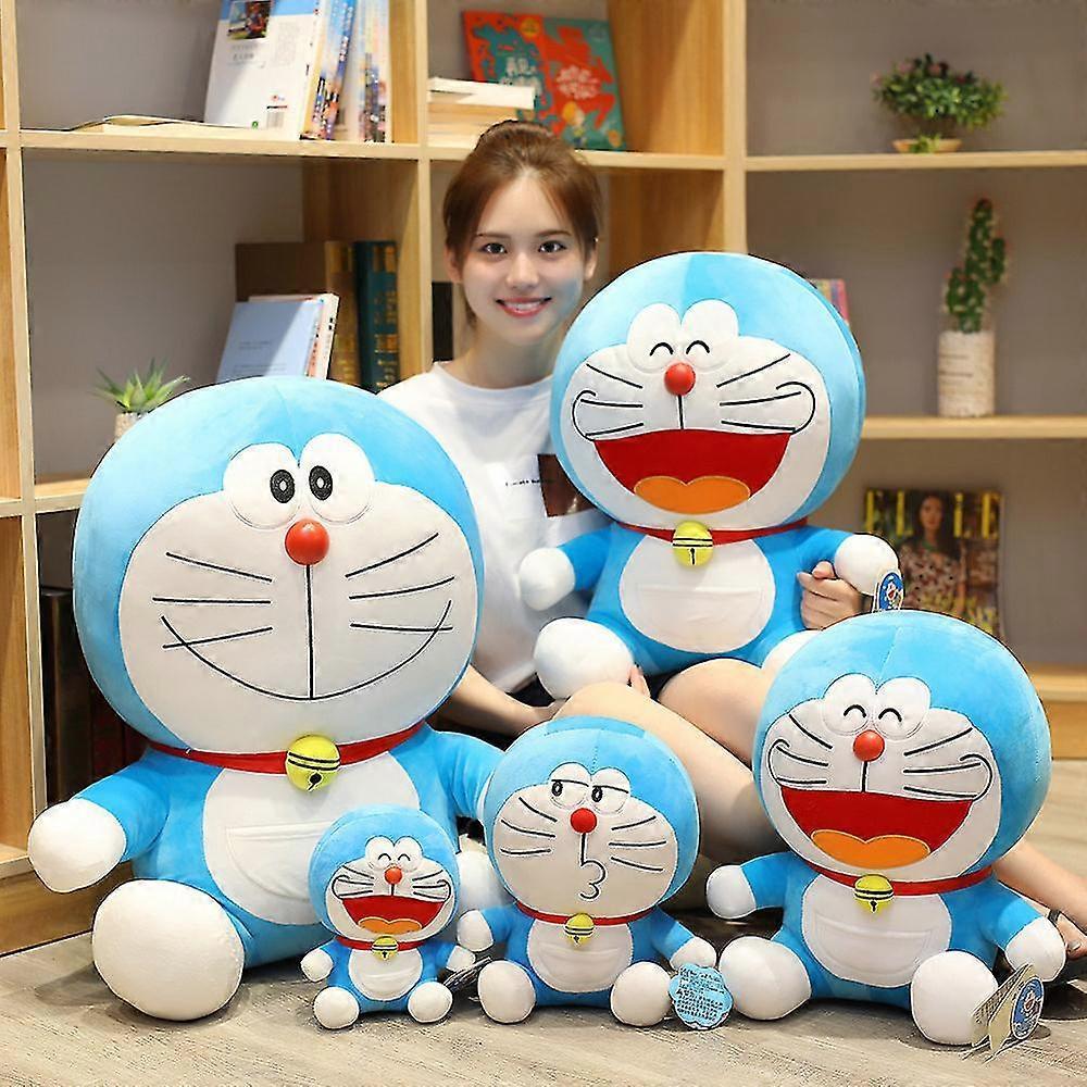 Hcankcan Cartoon Anime Doraemon Plush Toys Stuffed Soft Dolls Pillow Kids Lovers Birthday Christmas Gift smile 23cm