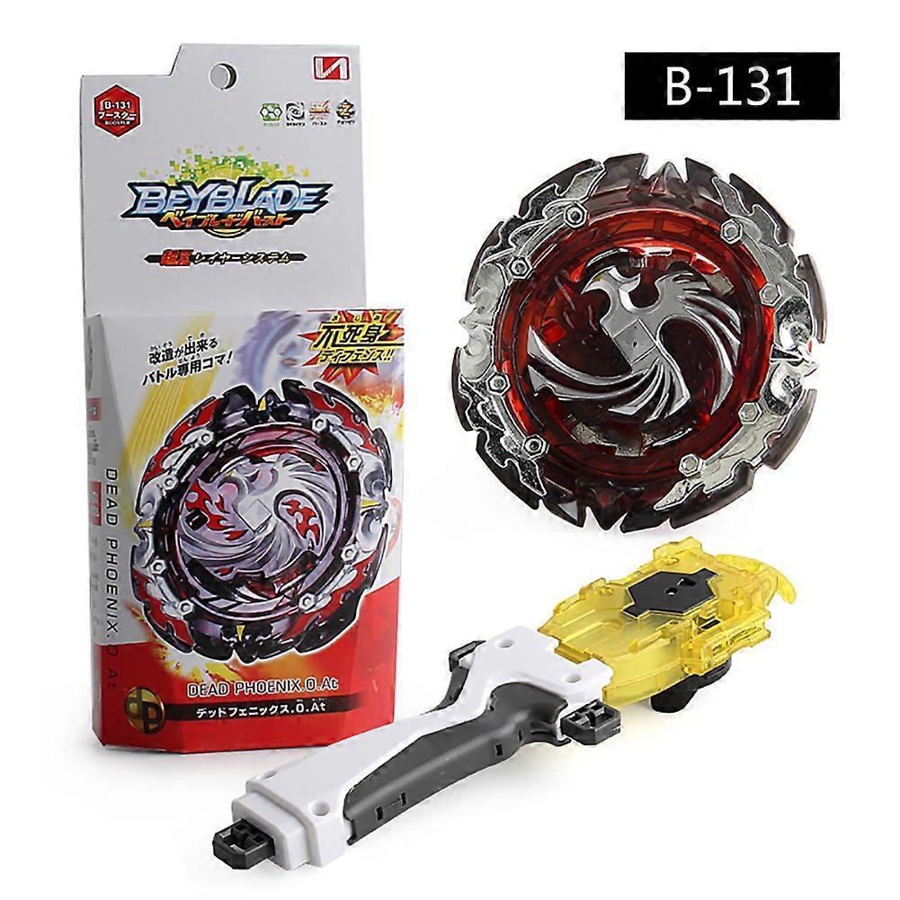 Remorui Metal B-131 Dead Phoenix Beyblade Burst Blast Gyroscope with Handle Launcher