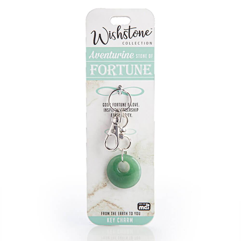 LatestBuy Wishstone Collection Aventurine Key Charm