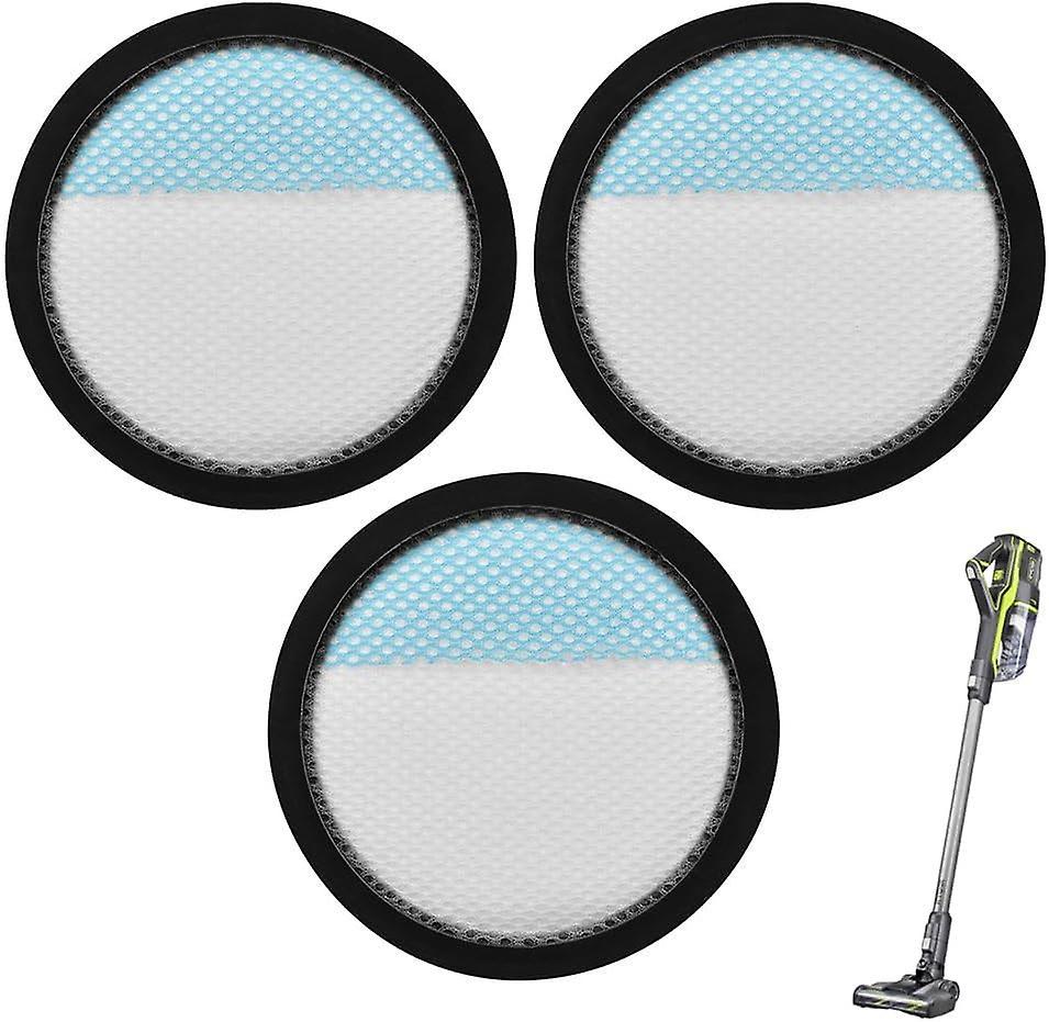 Fankie666 3 Pcs Washable Filter For Ryobi 18v Cordless Stick Vacuum - Replacement Parts