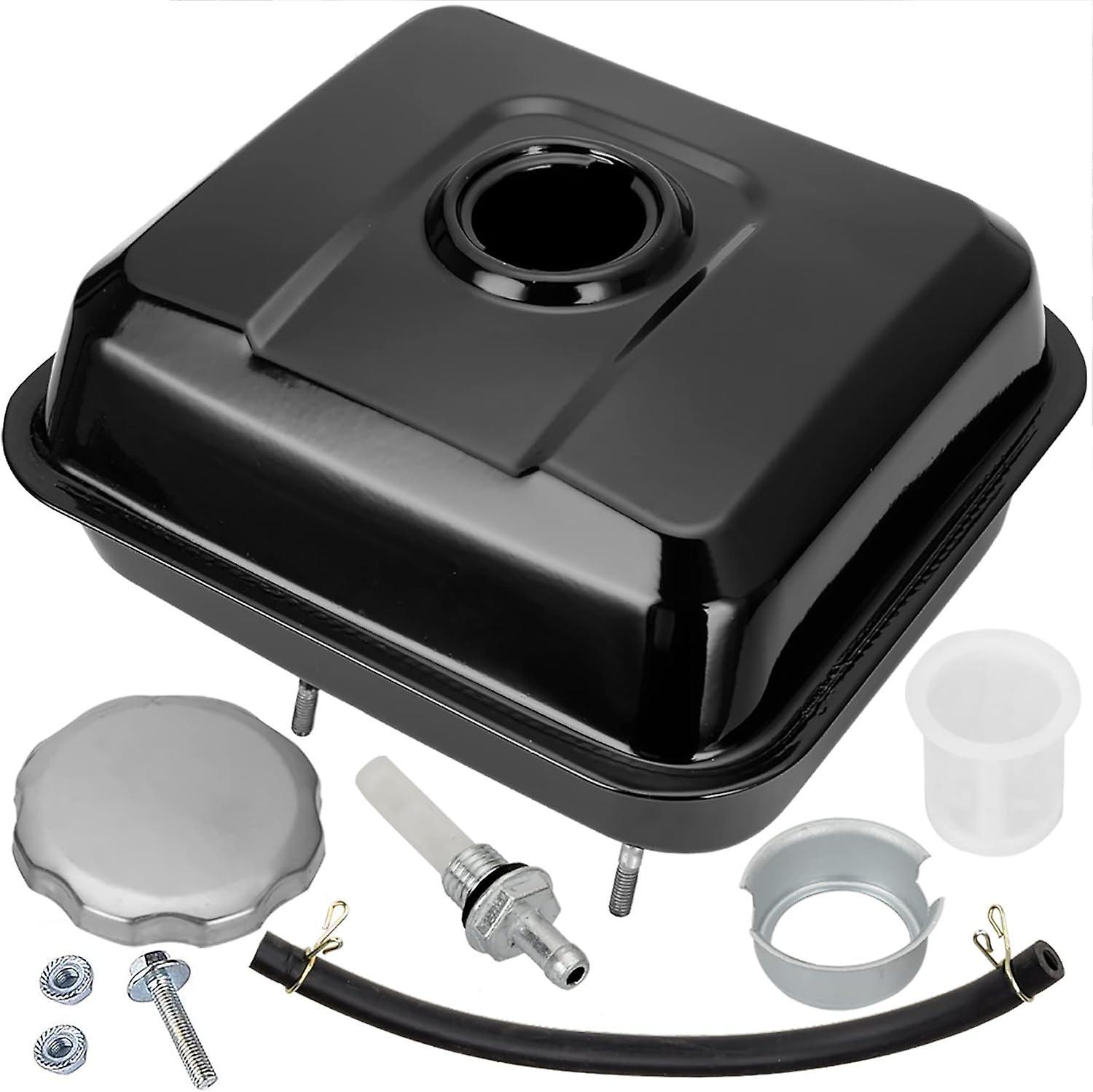 Jxlgv Gas Fuel Tank With Stainsless Cap Compatible With Honda Gx200 Gx160 Gx140 196cc Go-kart Predator Engine Baja Warrior Heat 5.5hp 196cc 6.5hp M...