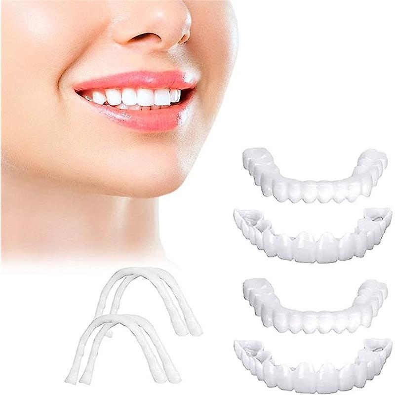 Yesfit Best Snap On Smile Teeth Veneers Top And Bottom Temporary Teeth Restoration