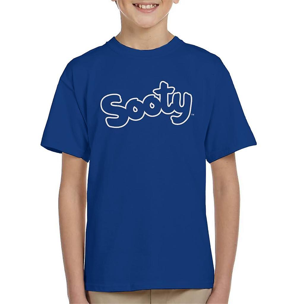 Sooty Retro Logo Kid's T-Shirt Royal Blue Small (5-6 yrs)