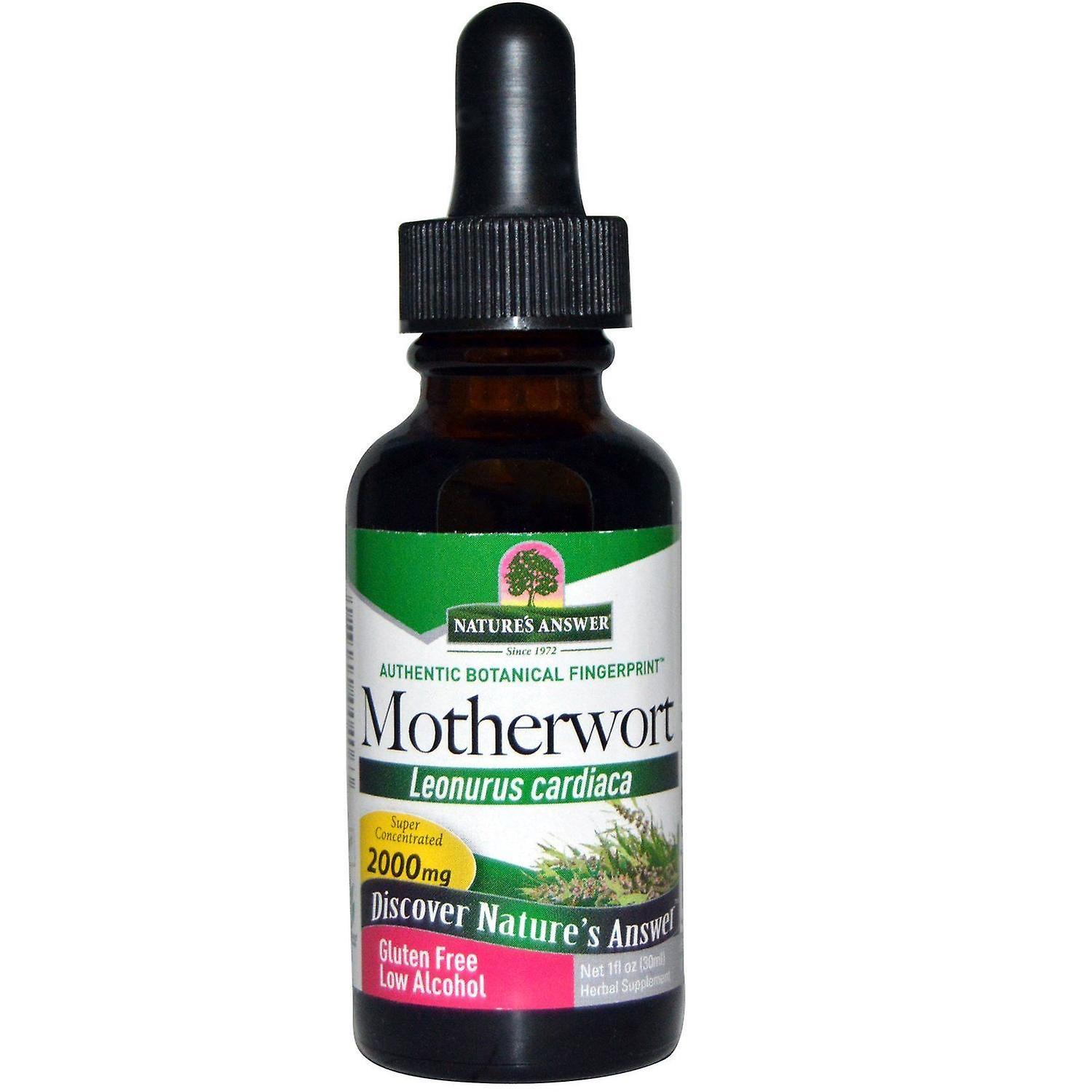 Nature's Answer, Motherwort, Low Alcohol, 2000 mg, 1 fl oz (30 ml)