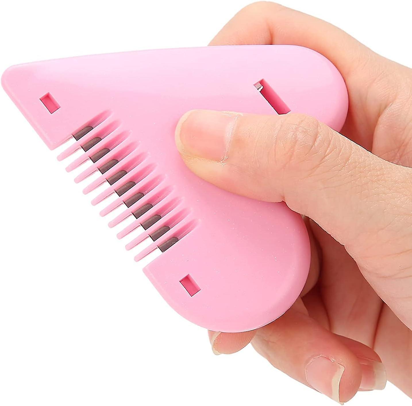 Frusde Pubic Hair Trimmer For Women, Portable Female Privates Secret Intimate Shaping Tool, Hair Razor Comb Cutter 1Pcs