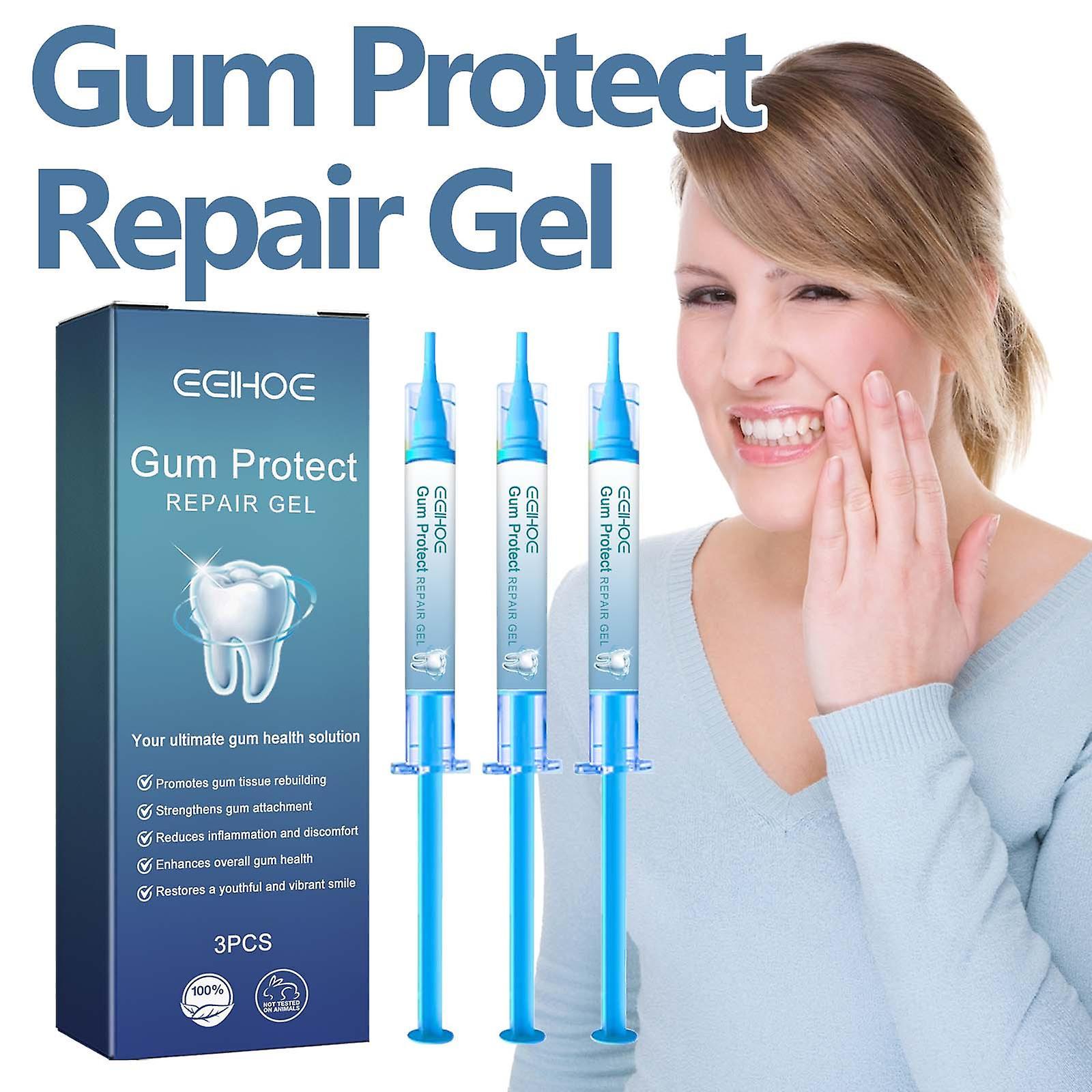 Flye Tooth Repair Gel Repair Swollen Gums Clean Stains Gums Whiten Teeth Oral Care 15ml Multicolor