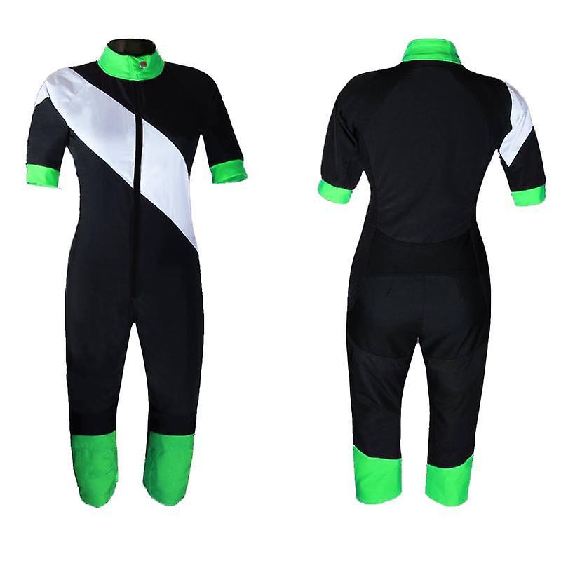 SkyexSuits Skydiving summer suit light green s2-01 Light green and black Xxxl / men