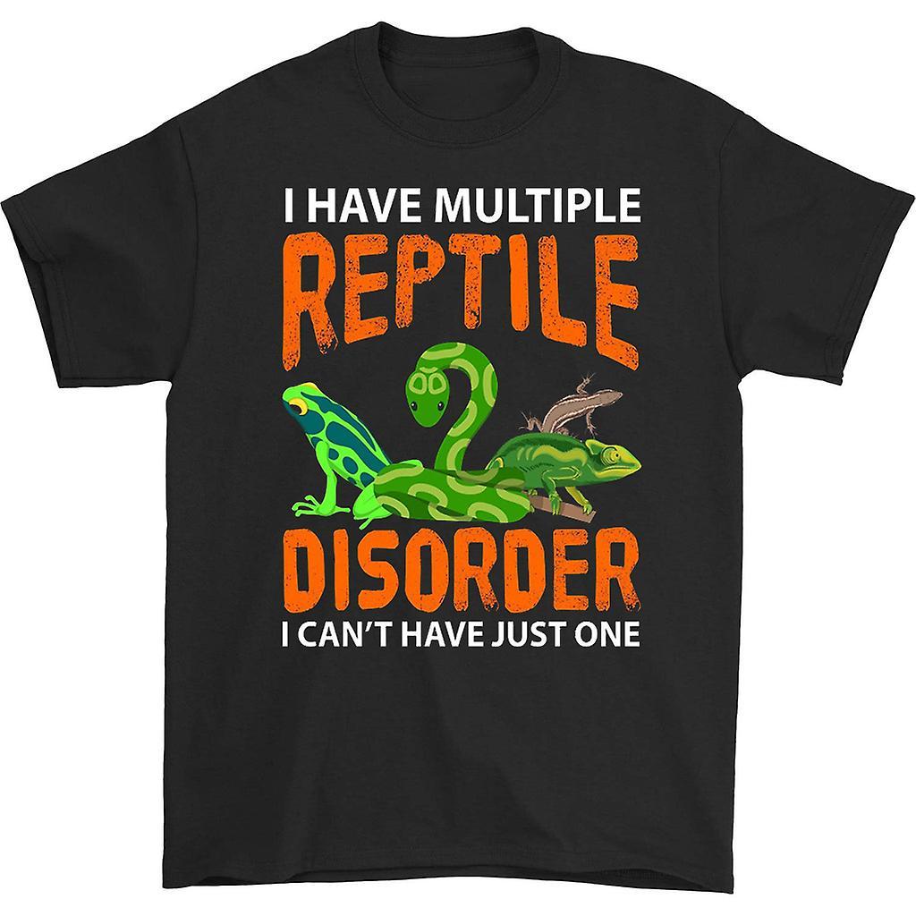 HISHARK I have multiple reptile disorder t-shirt Black L