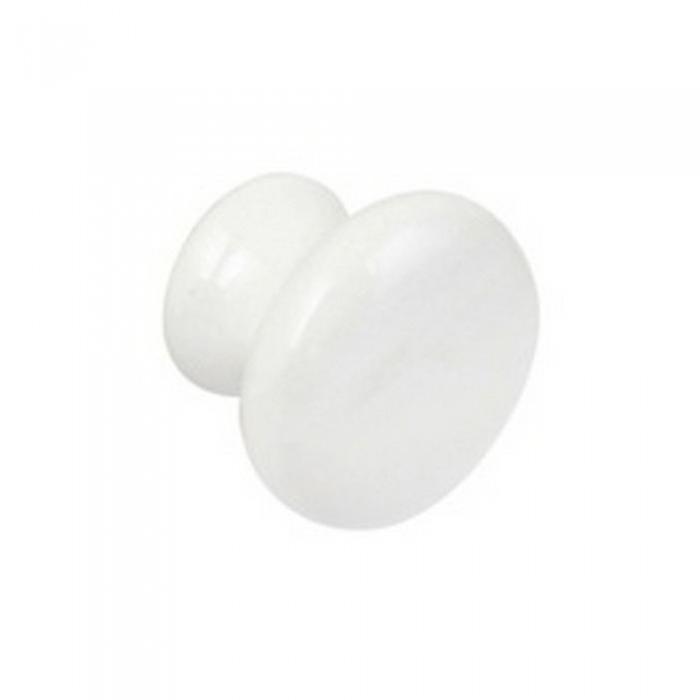 Securit Ceramic Knobs (Pack of 2) White 35mm