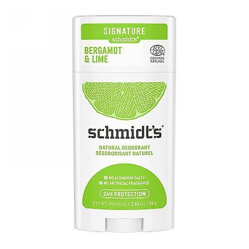 Schmidt's Deodorant Bergamot Plus Lime Natural Deodorant, 2.65 Oz (Pack Of 1)