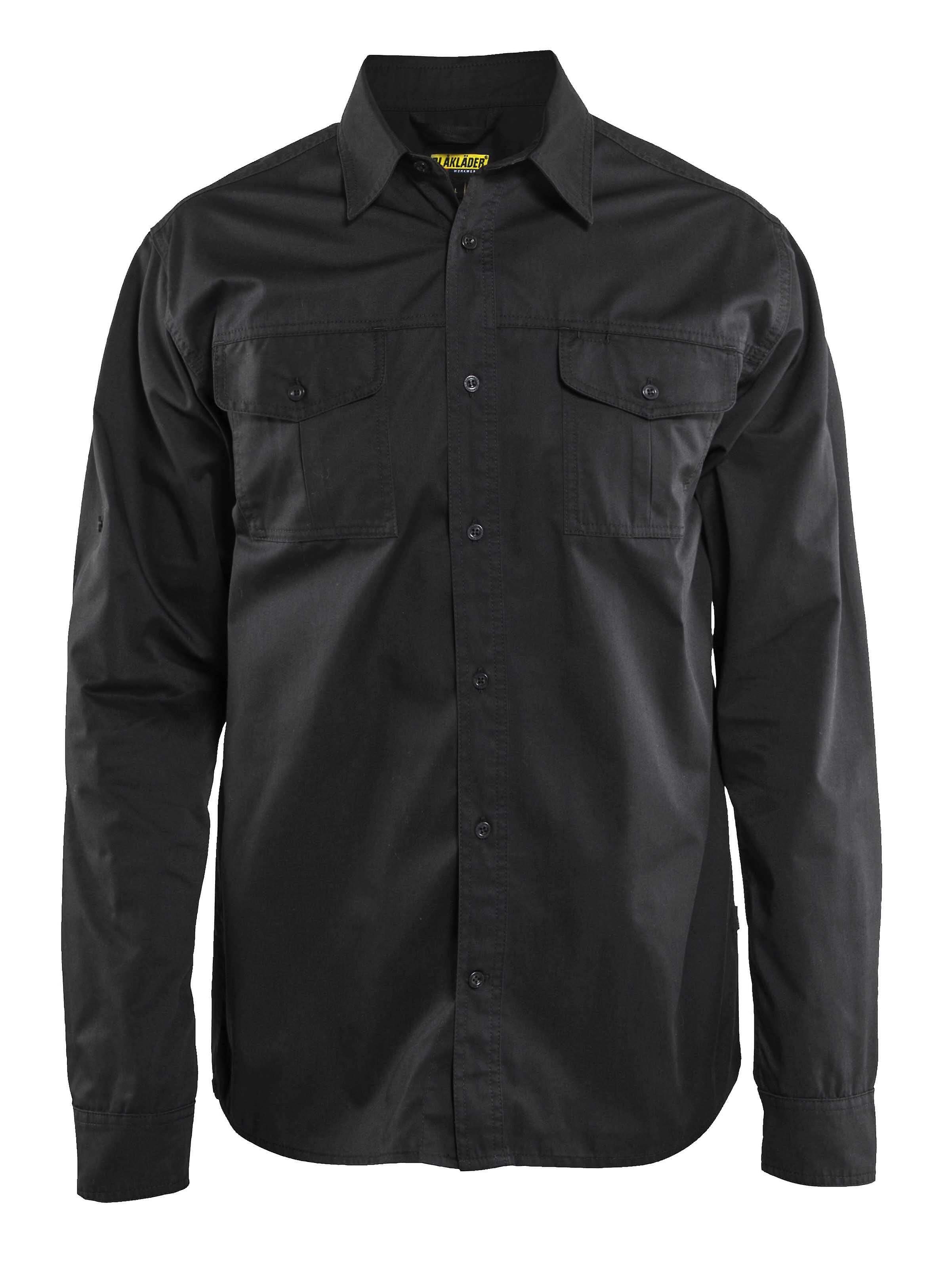 Blaklader 3298 workwear twill shirt - mens (32981190) Black Xxxl