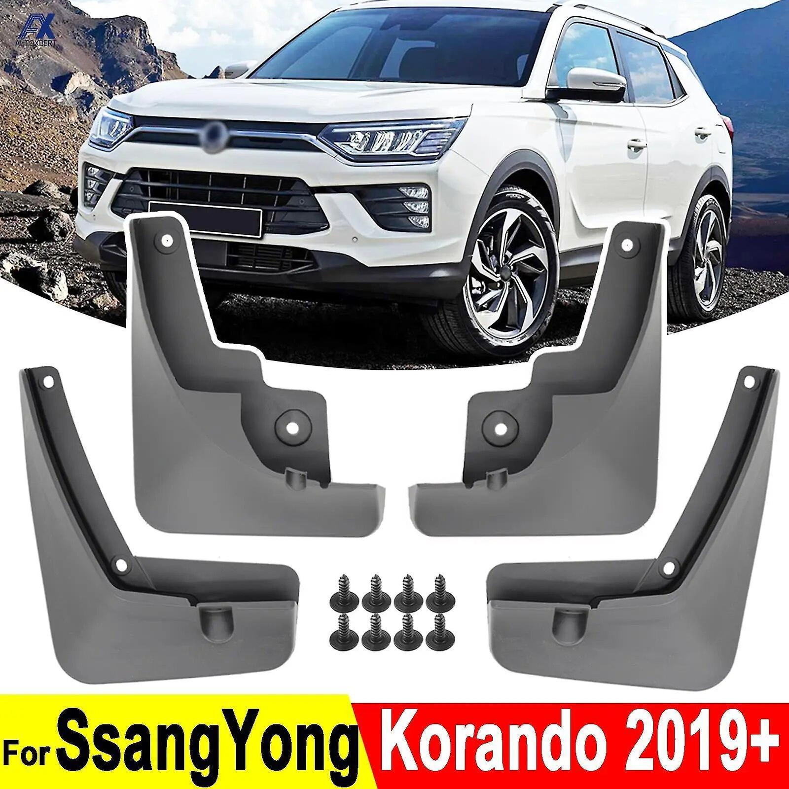 Begleri 4x Car Mudguards For Ssangyong Ssang Yong Korando C300 2019 2020 2021 Front Rear Mud Flaps Splash Guards Fender Wheel Protector