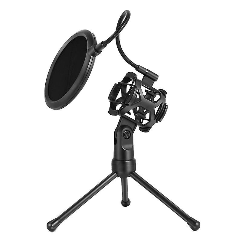 Slowmoose Microphone Pop Filter Holder Stick Desktop Tripod Stand