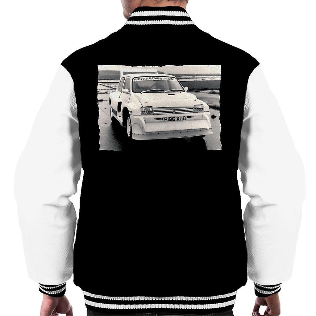 MG Austin Rover British Motor Heritage Men's Varsity Jacket Black/White Small